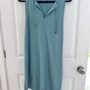Lilla P Sleeveless Teal Color Dress